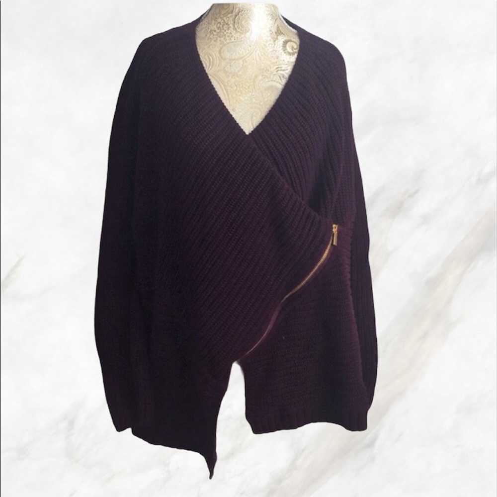 525 America zipper sweater in Medium
